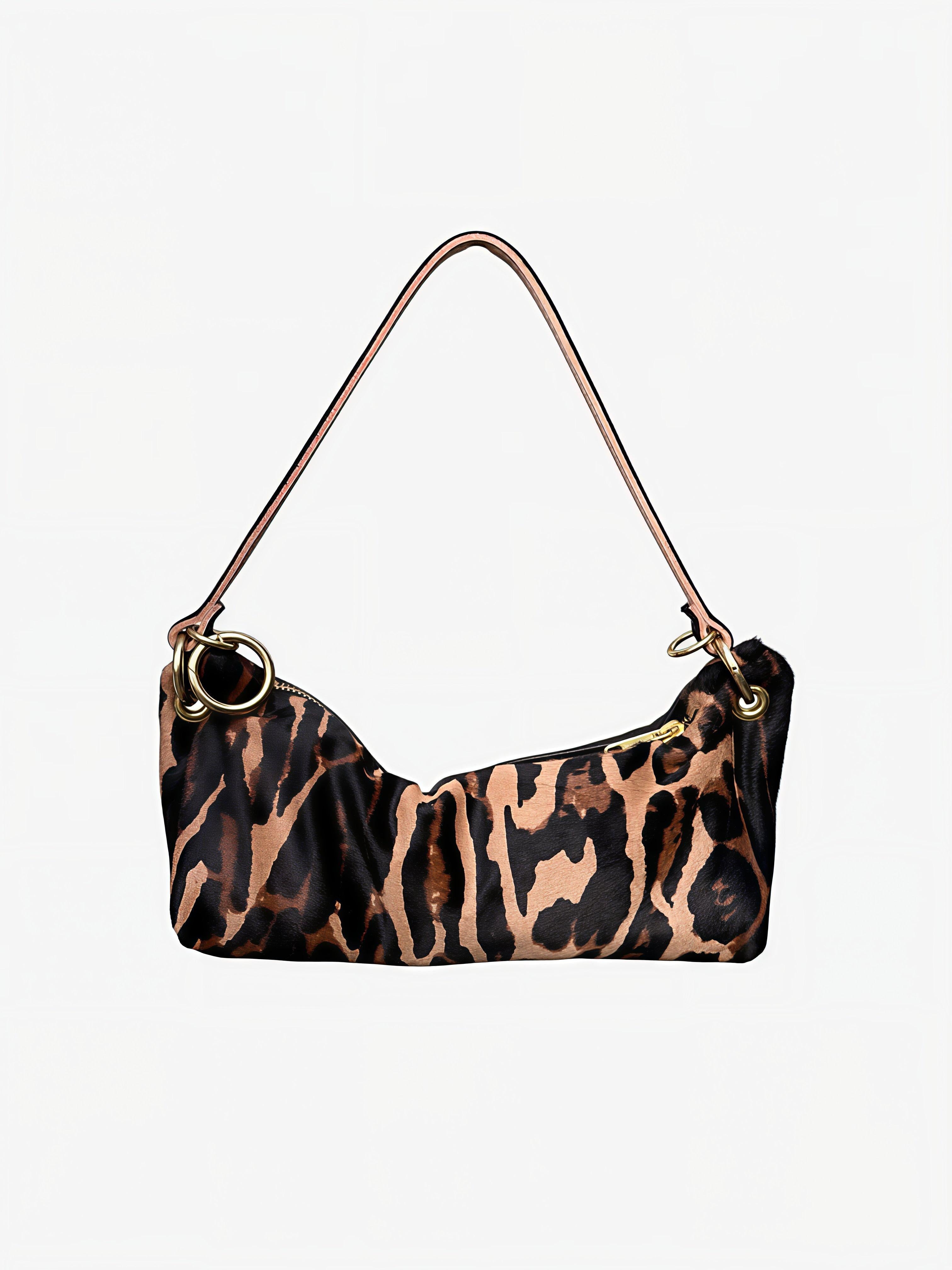 Baby Blair Shoulder Bag, Leopard Print Hair-On Hide-Available for Pre-Order