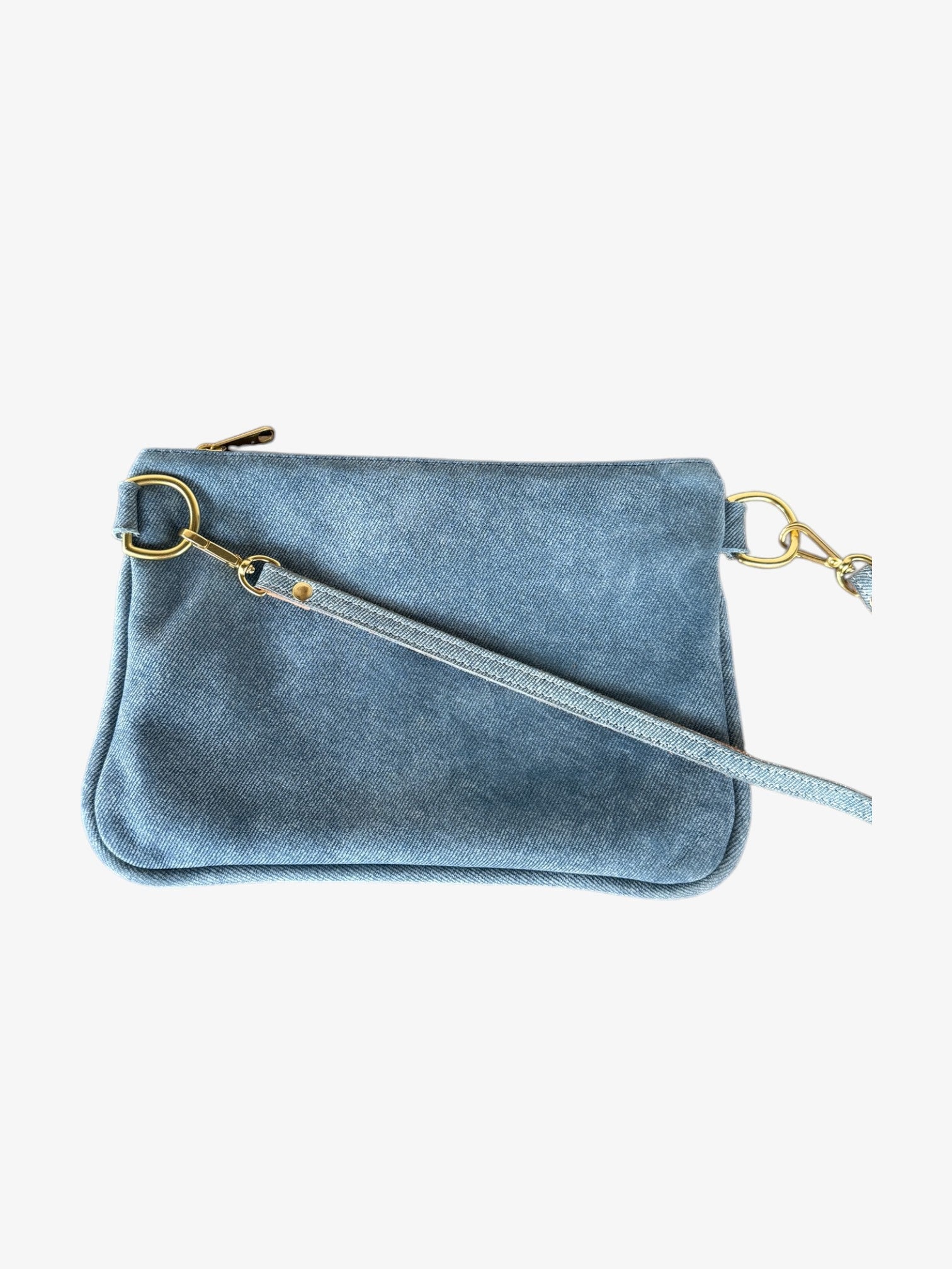 Alice Crossbody Bag, Denim Leather