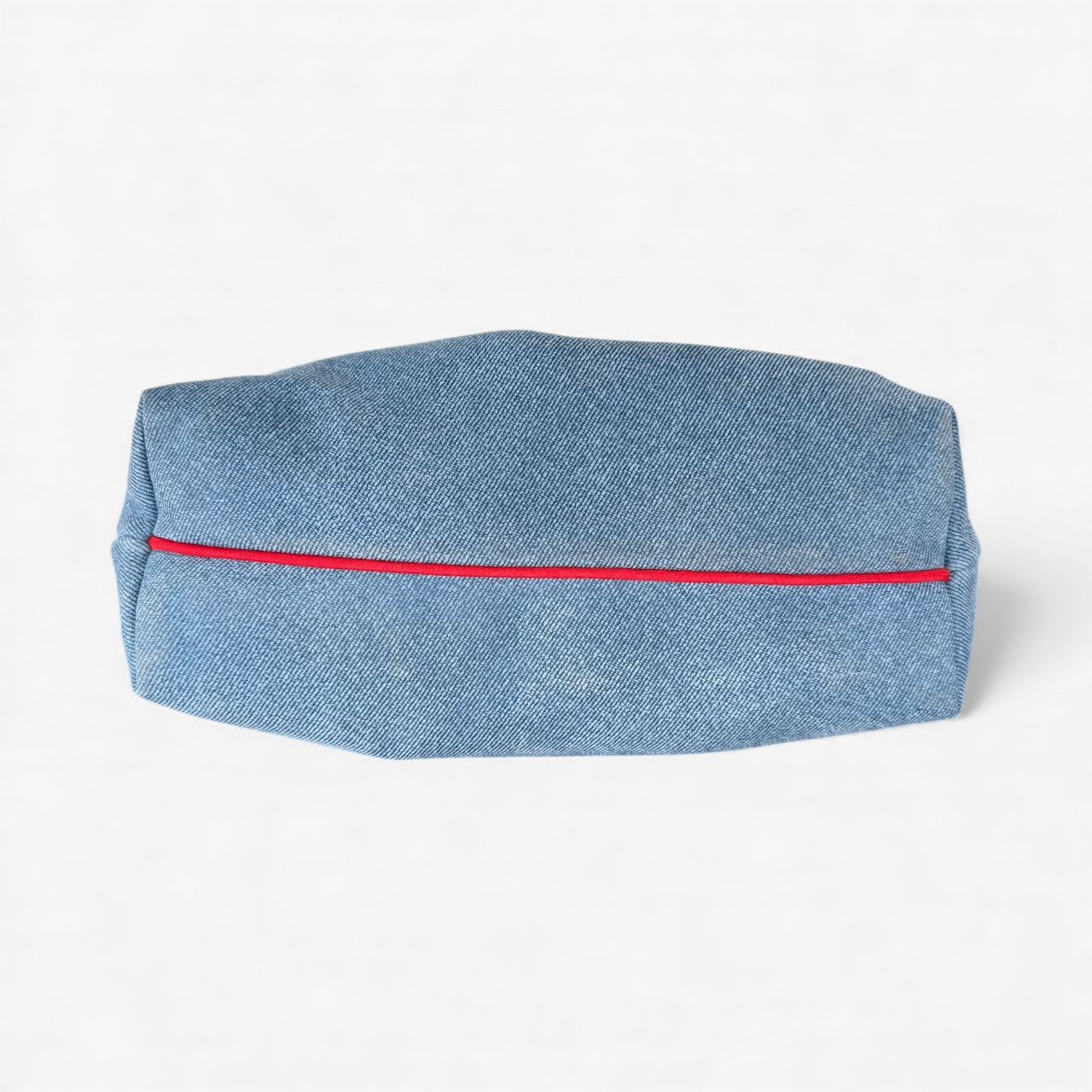 Blair-East West Shoulder Bag, Denim Leather