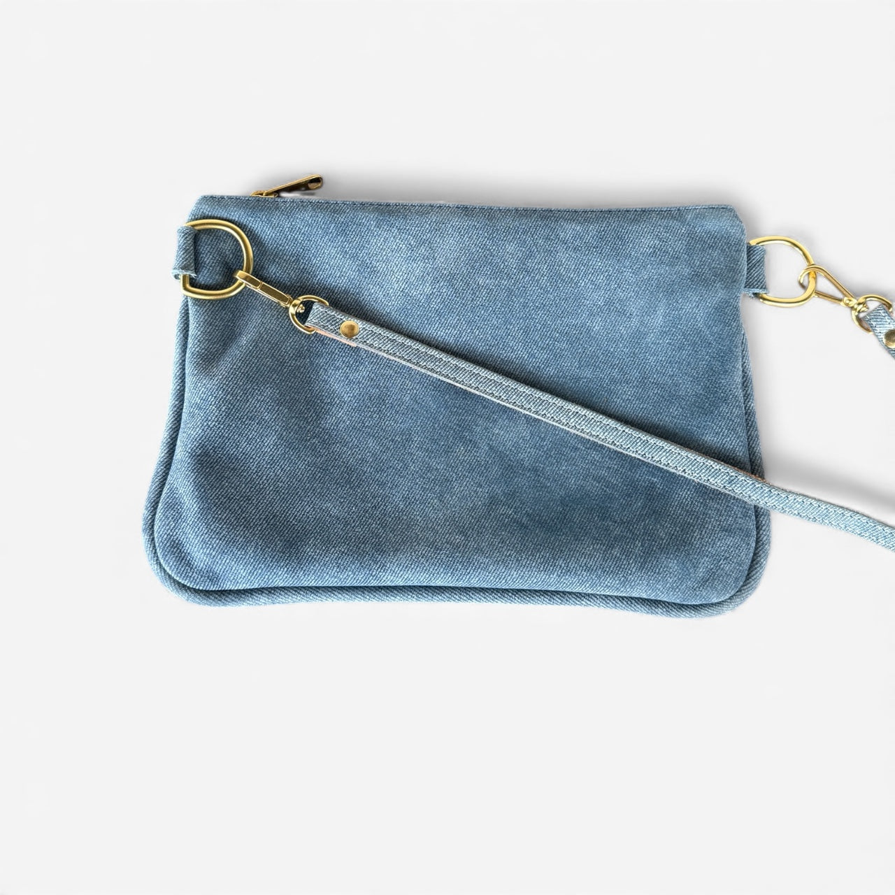 Alice Crossbody Bag, Denim Leather