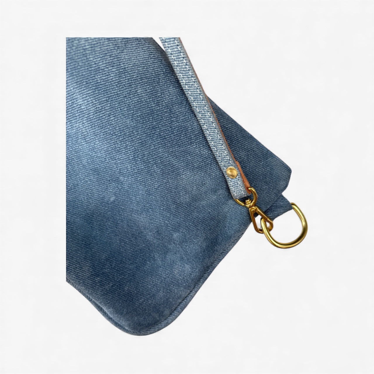 Alice Crossbody Bag, Denim Leather