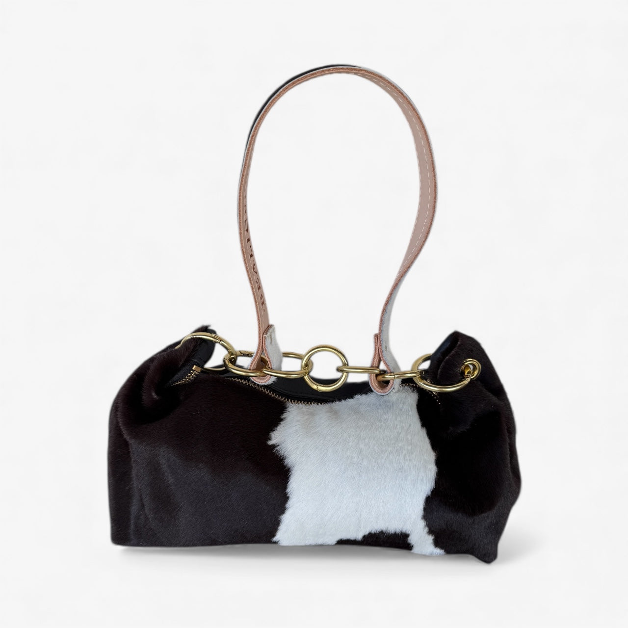 Blair-East West Shoulder Bag, Cow Print
