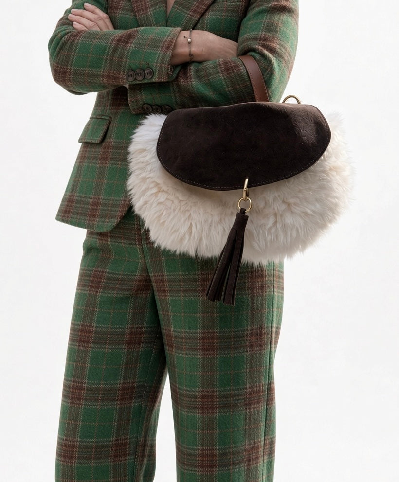 Astrid - Shearling/Brown Suede