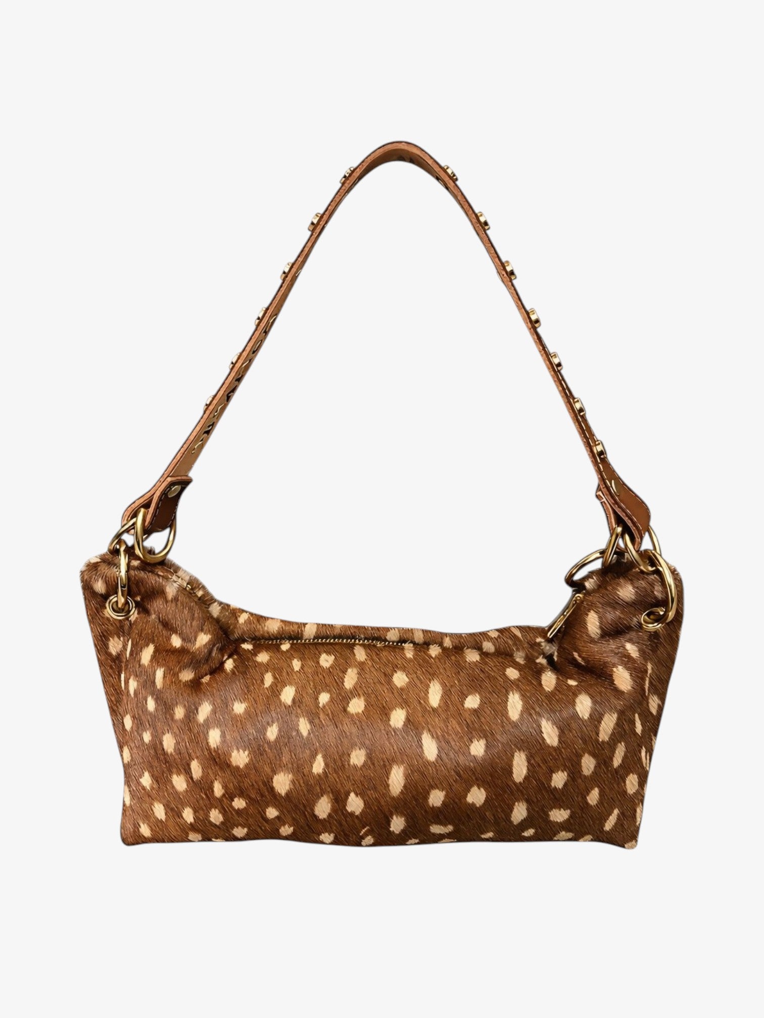 Blair Shoulder Bag, Fawn Print Calf Hair