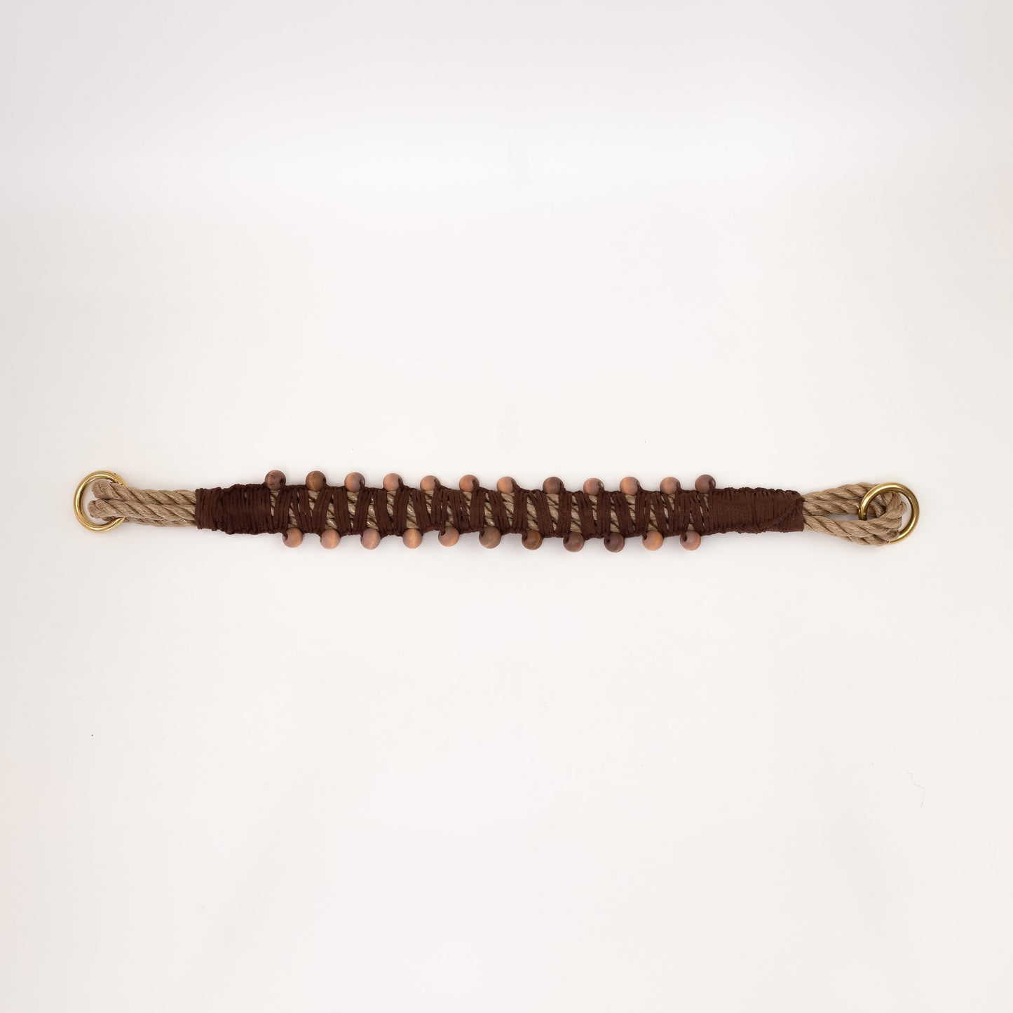 Wooden Bead Strap - Brown