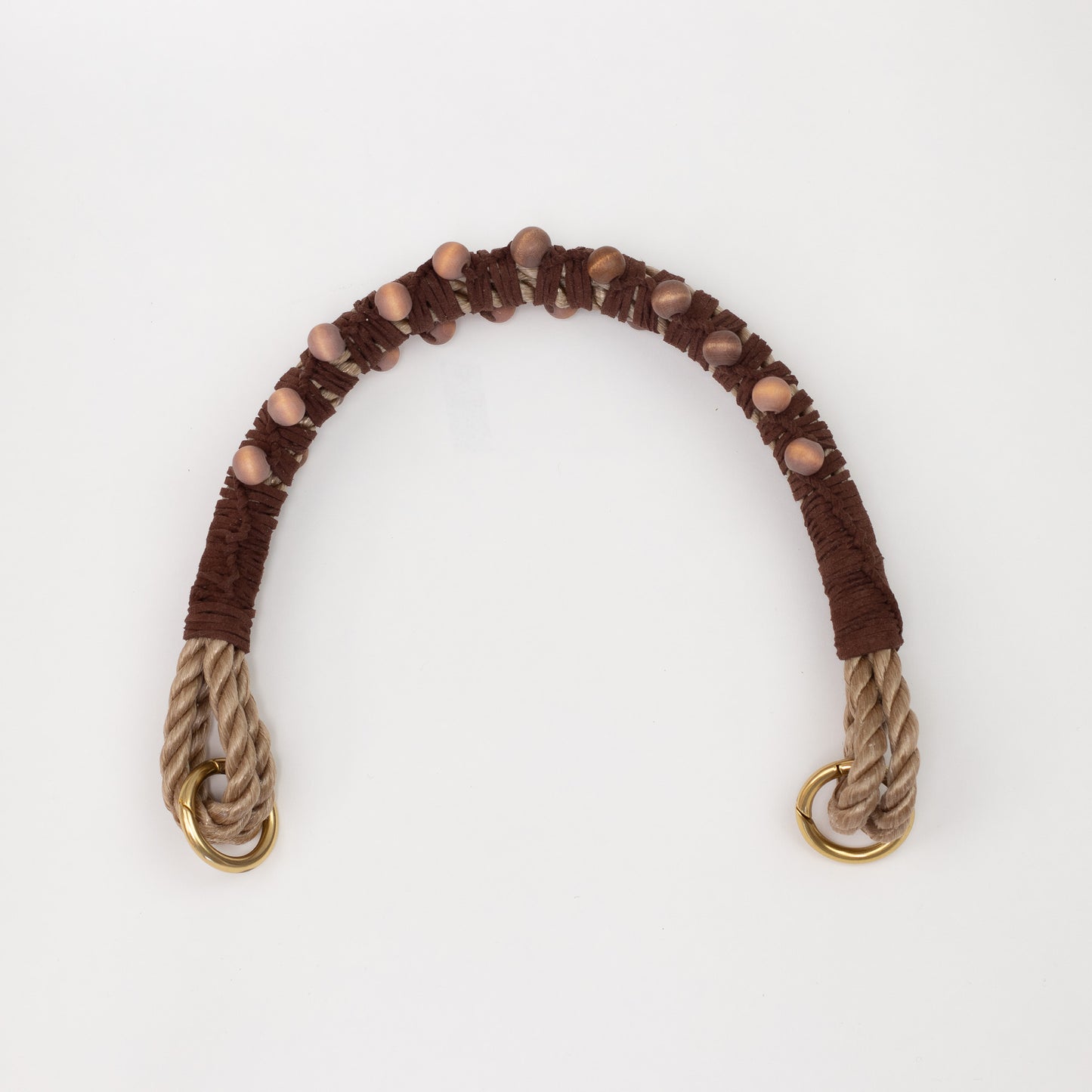 Wooden Bead Strap - Brown