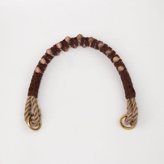 Wooden Bead Strap - Brown