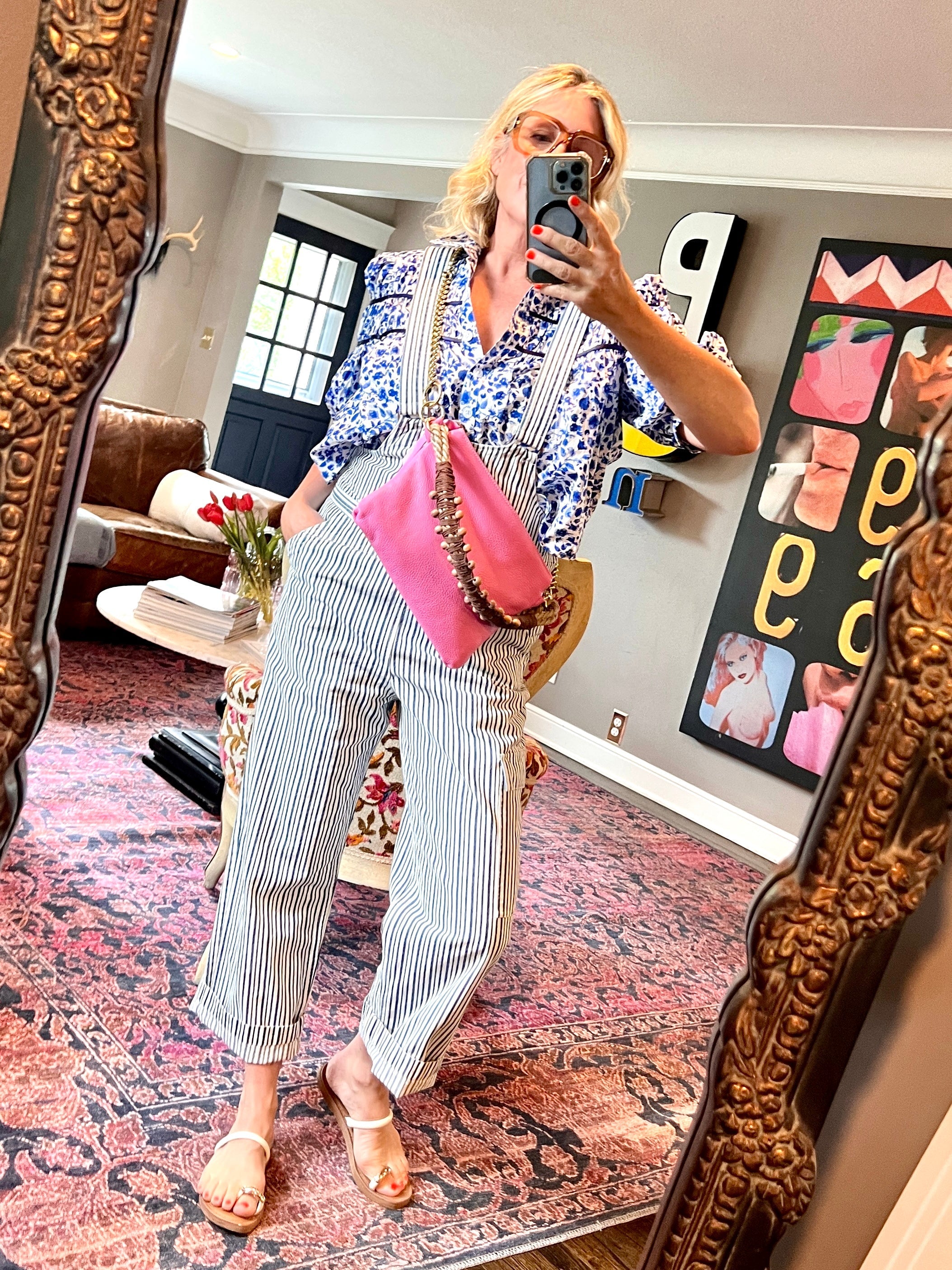 Stripes and Flower Fashion