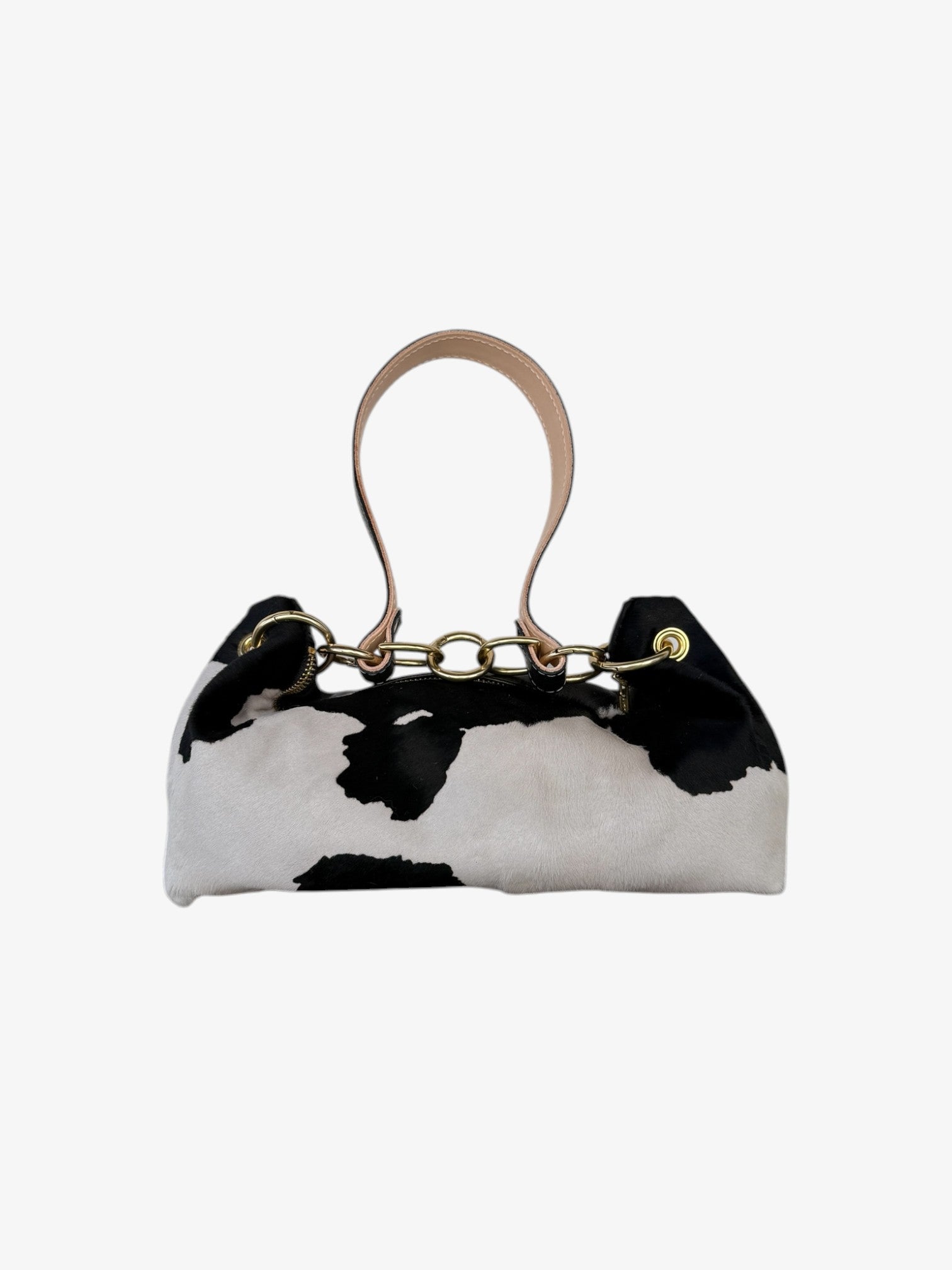 Blair-East West Shoulder Bag, Cow Print