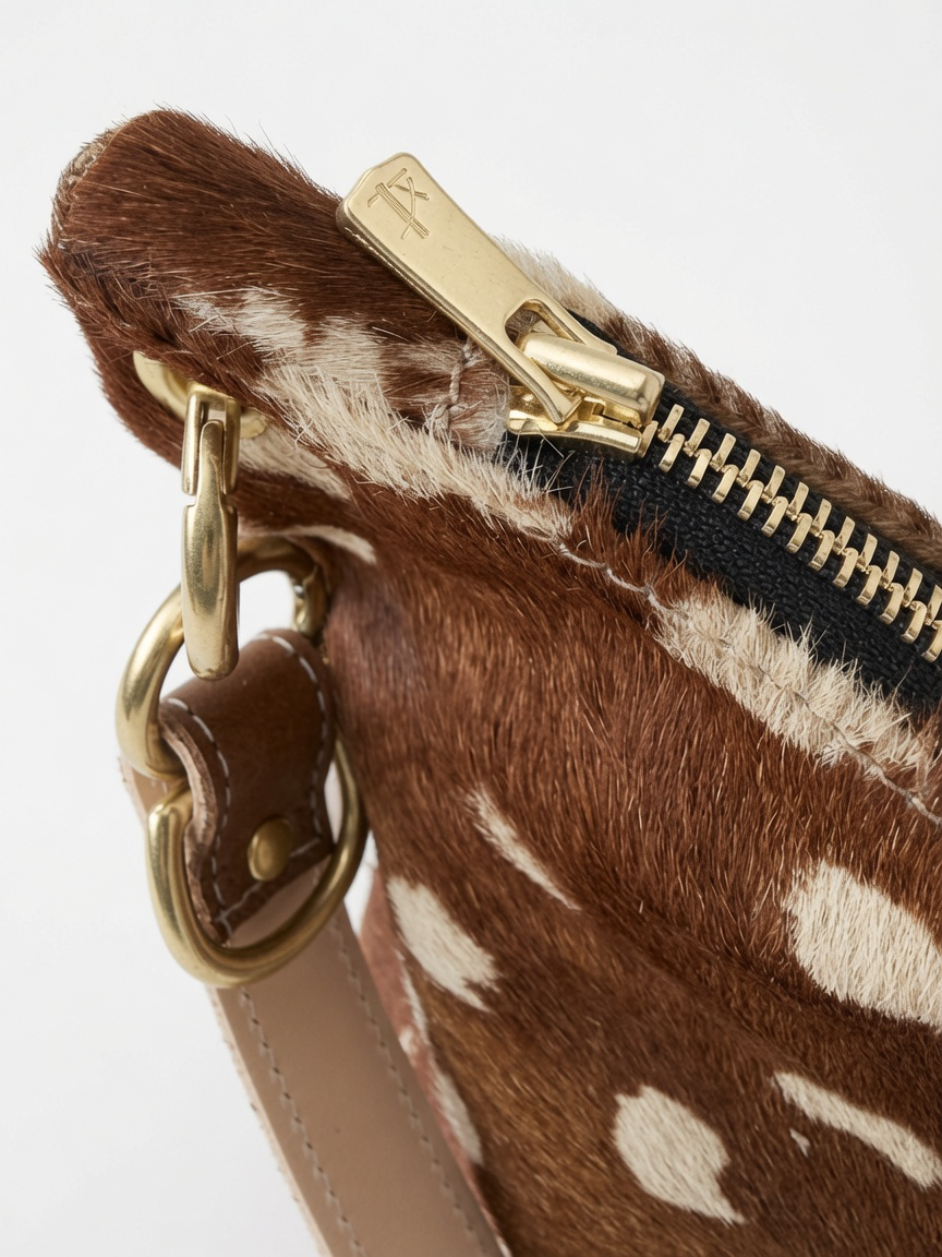 Blair Tote, Fawn Print Calf Hair