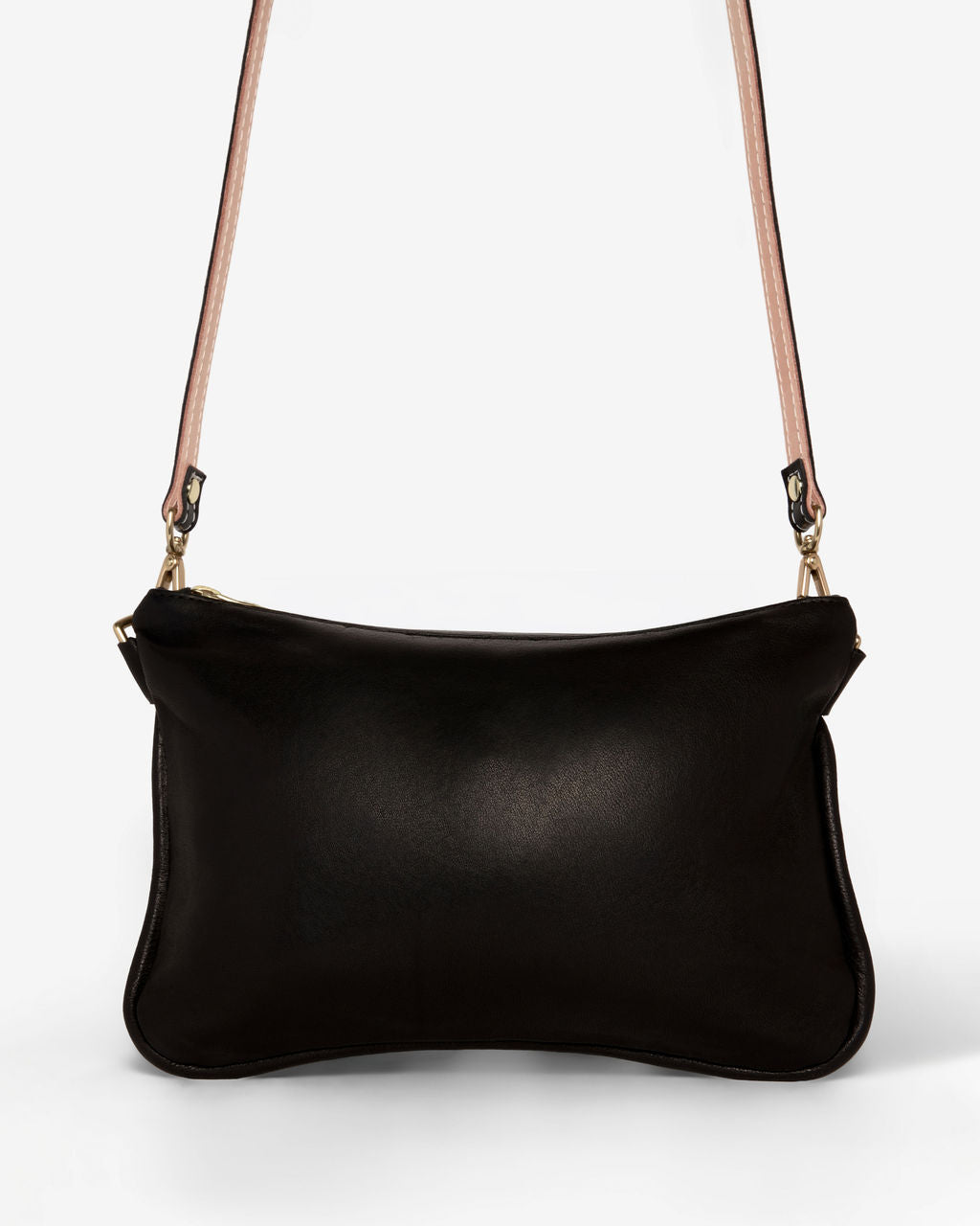 Alice Crossbody Bag, Black Leather