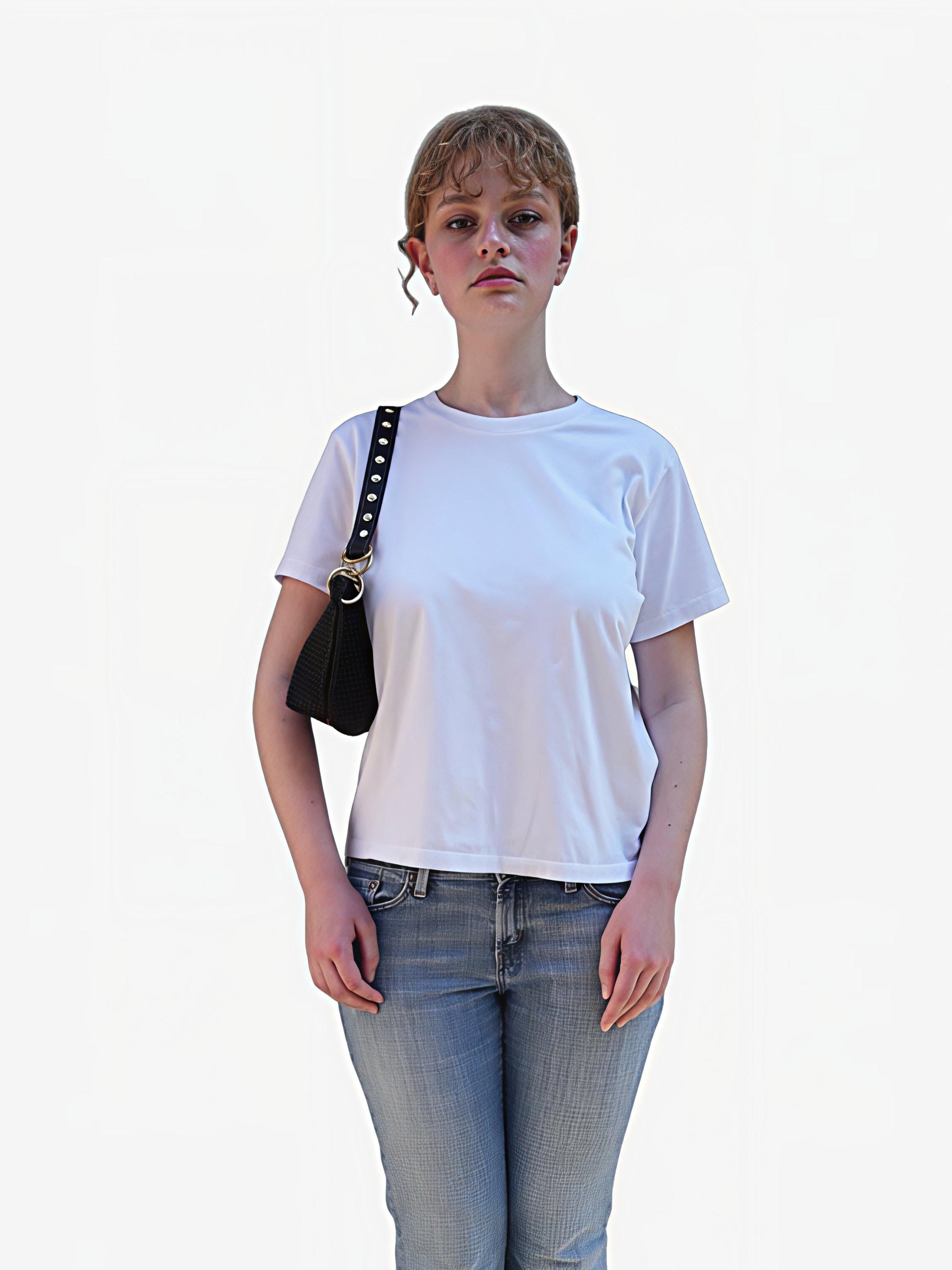 Blair Shoulder Bag, Black Embossed Leather