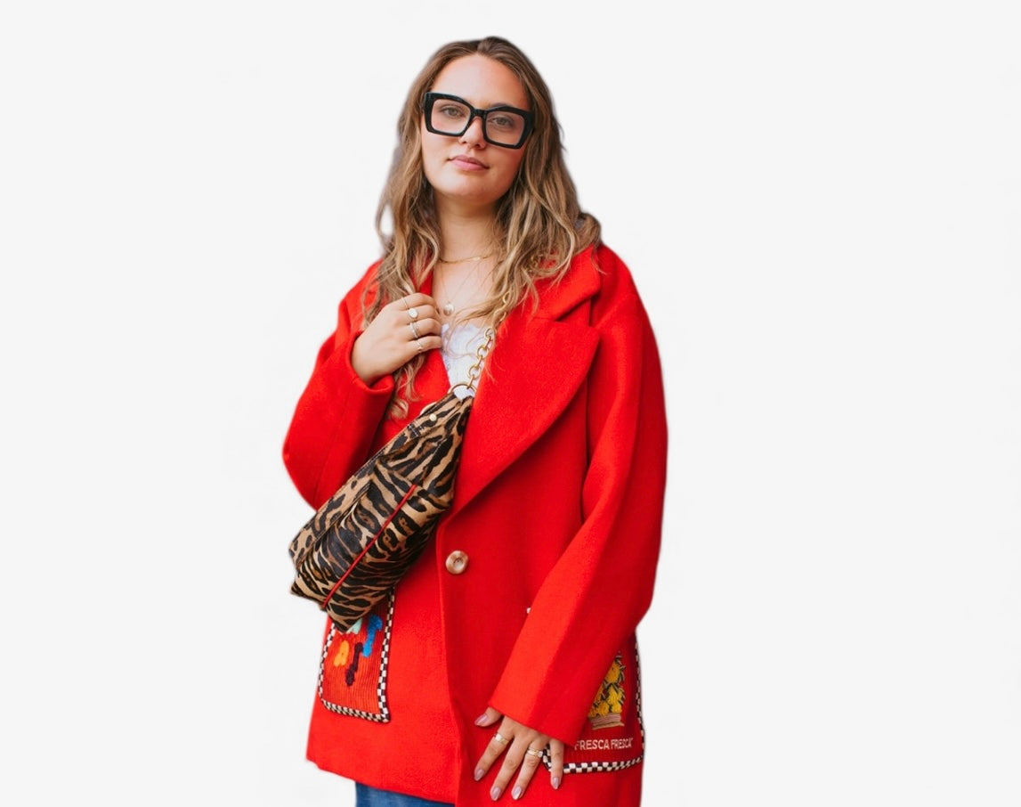 Blair-East West Shoulder Bag, Leopard Print