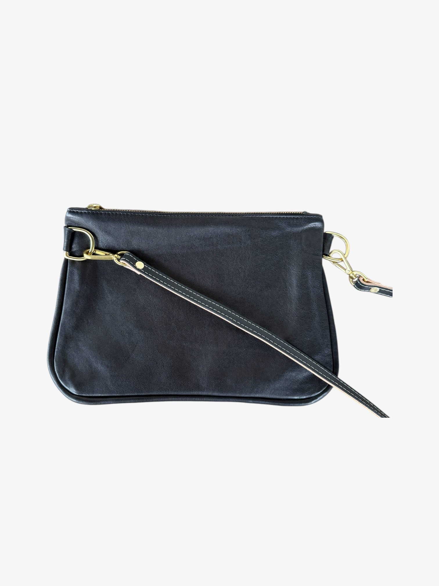 Alice Crossbody Bag, Black Leather