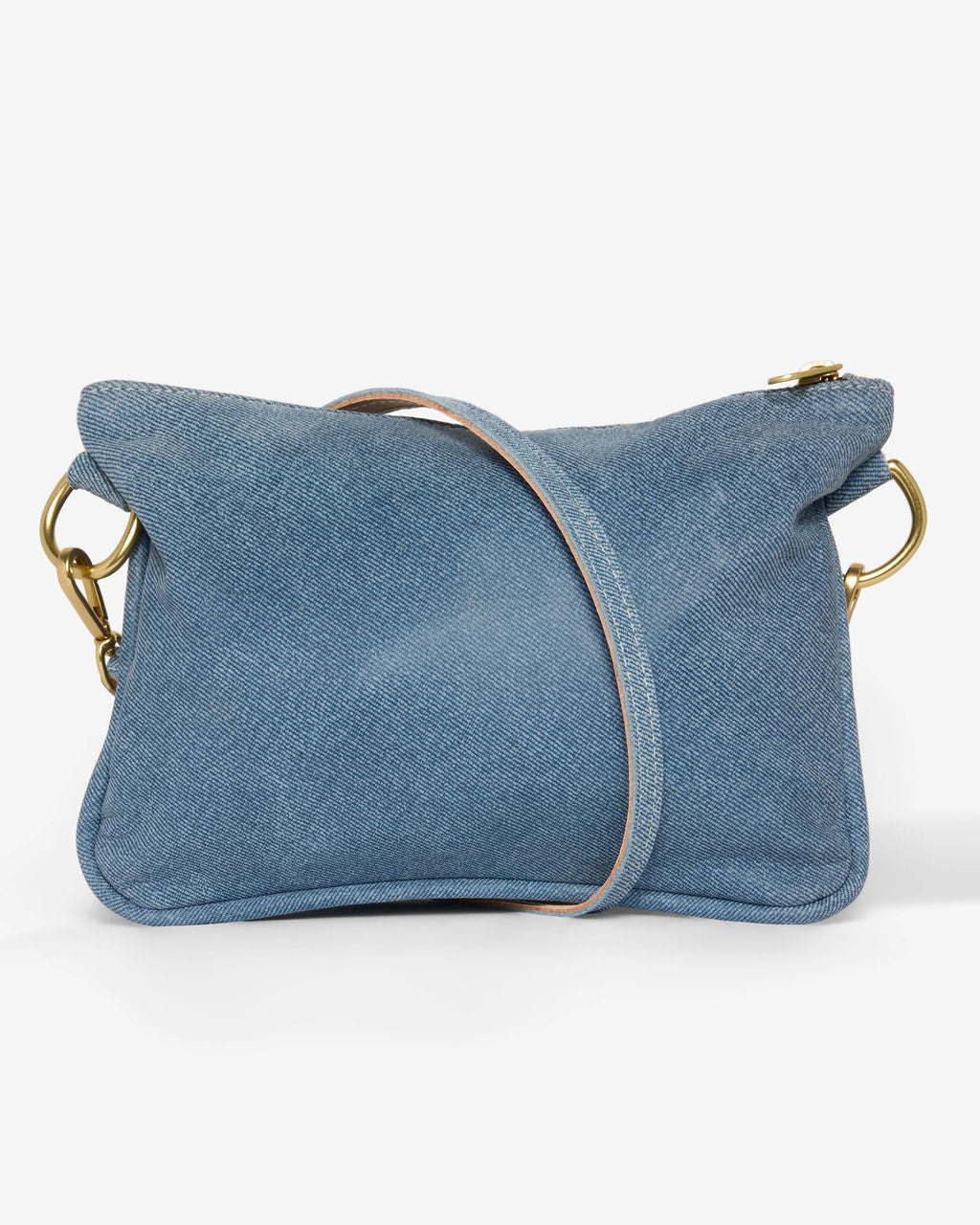 Alice Crossbody Bag, Denim Printed Leather by