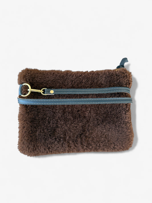 Alice - Brown Sherpa / Black Leather
