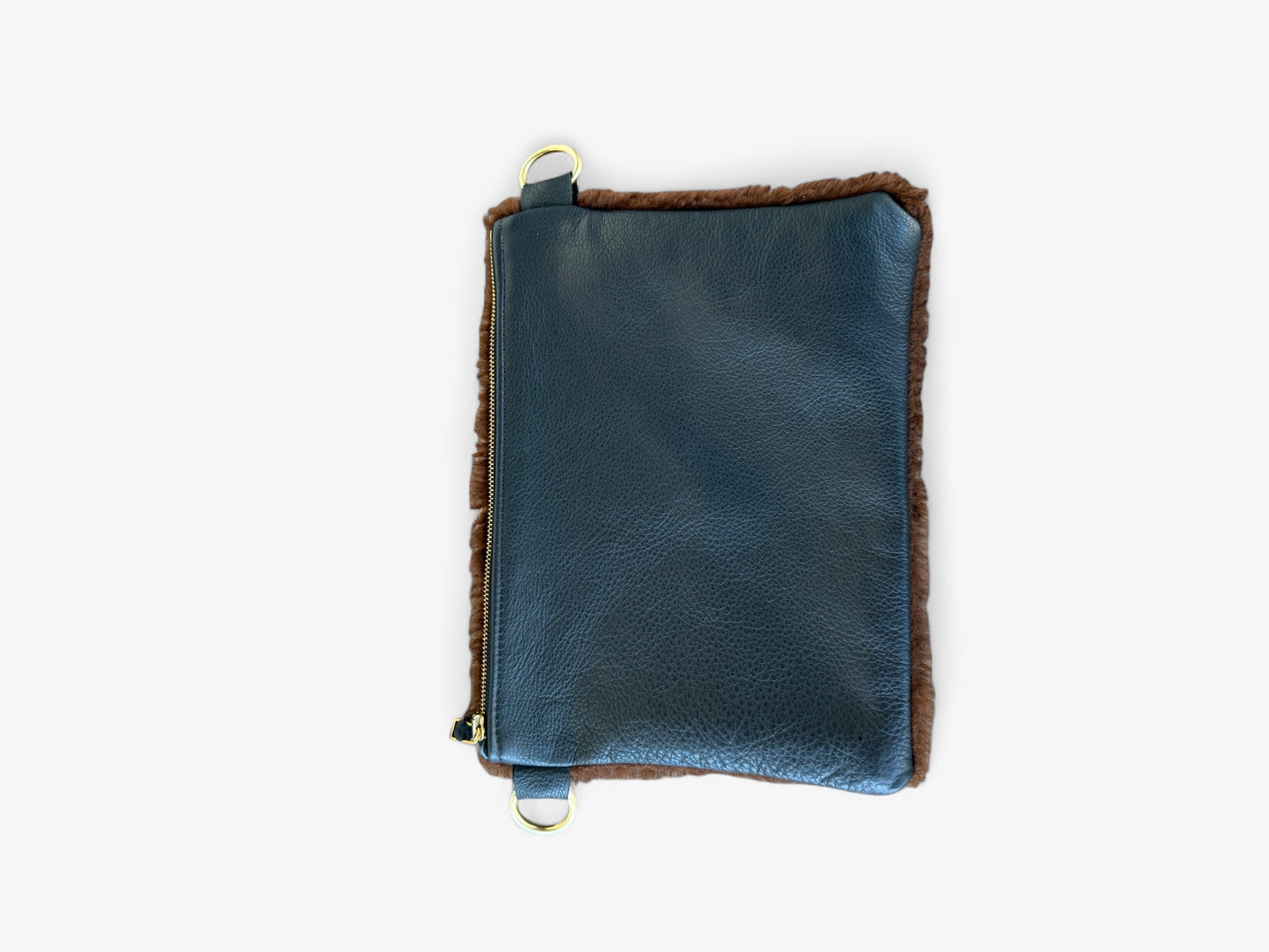 Alice - Brown Sherpa / Black Leather