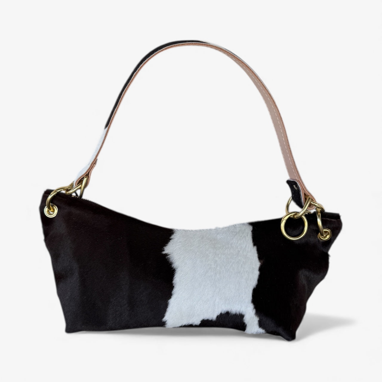 Blair-East West Shoulder Bag, Cow Print