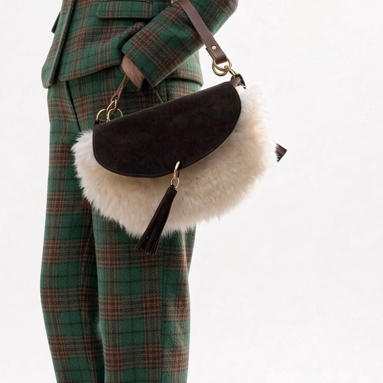 Astrid - Shearling/Brown Suede