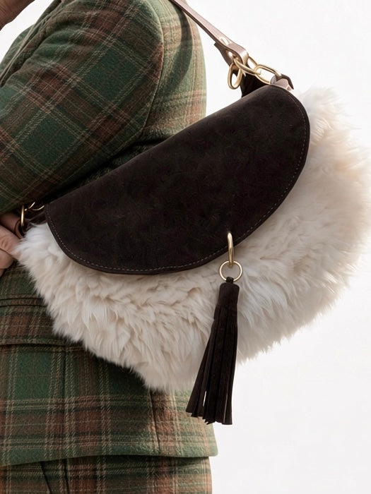 Astrid - Shearling/Brown Suede