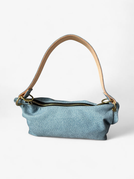Blair- East West- Denim Leather