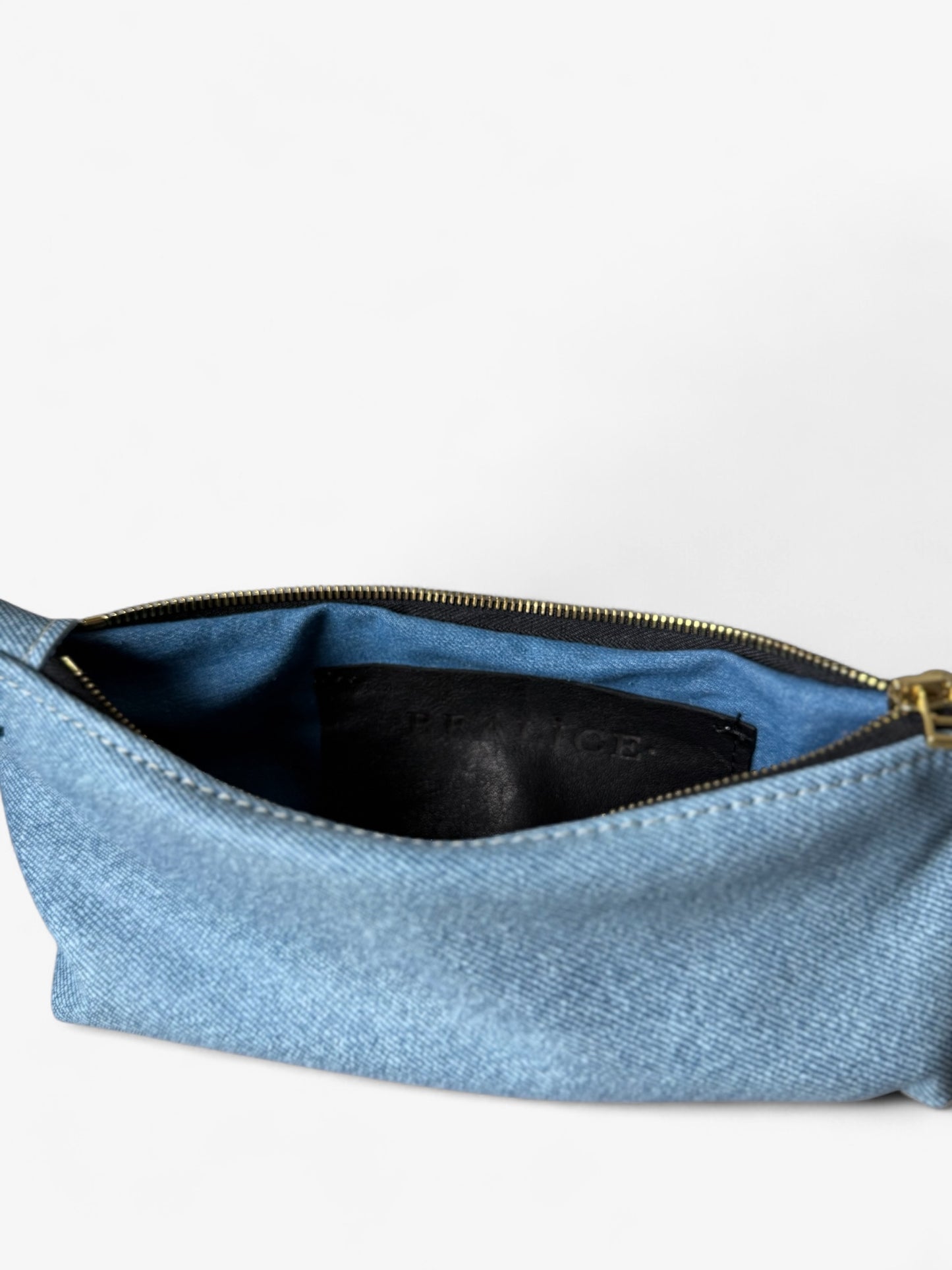 Baby Blair- East West-Denim Leather
