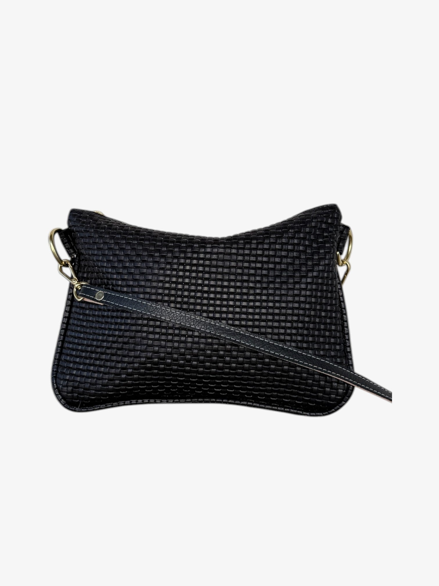Alice Crossbody Bag, Black Leather