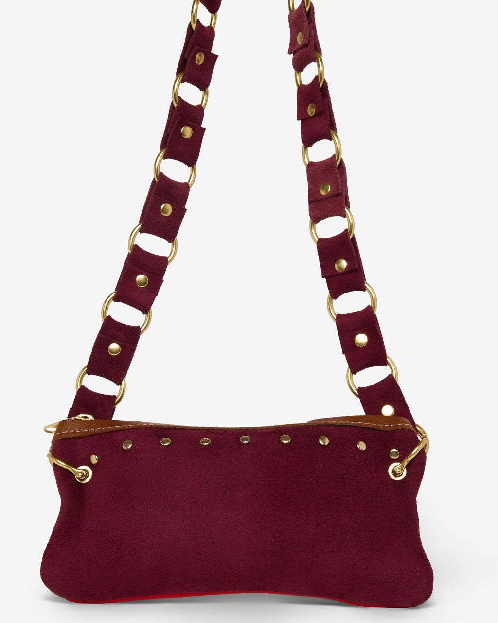 Mini Alice Burgundy Suede