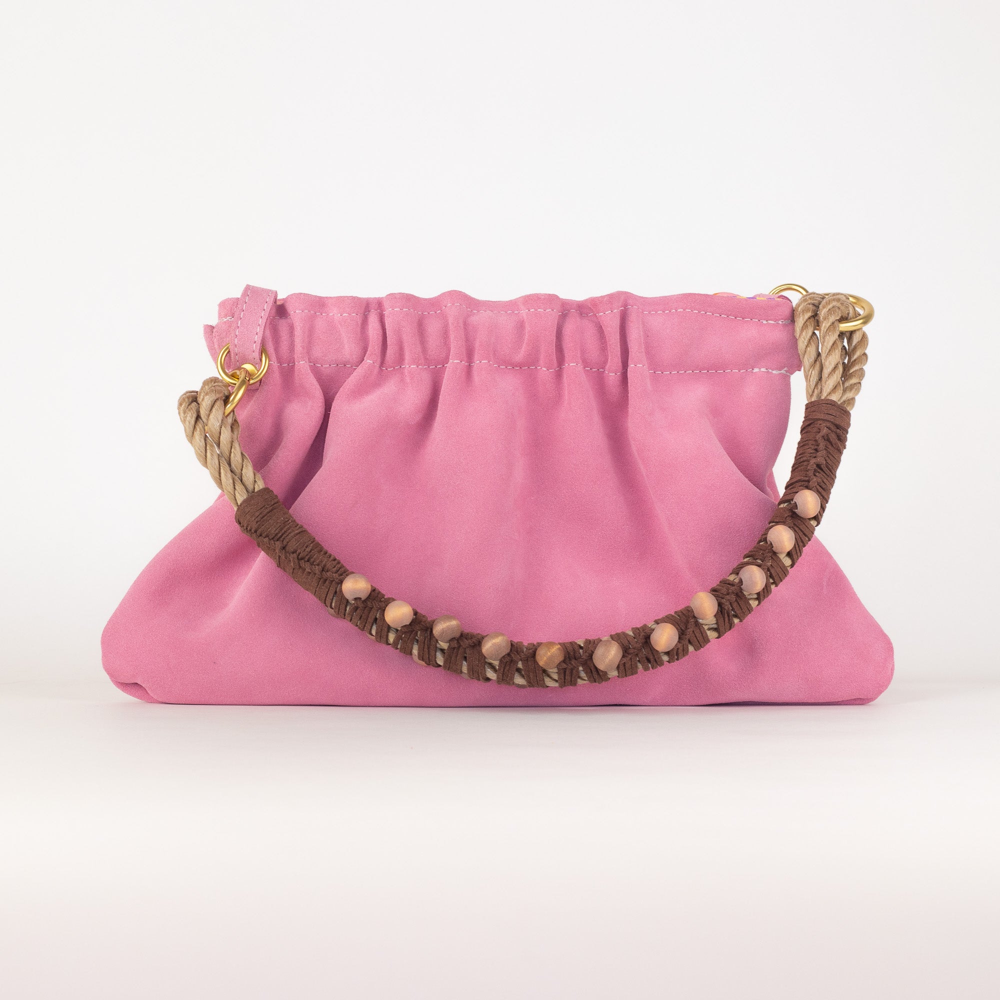 Wooden Bead Strap, Brown