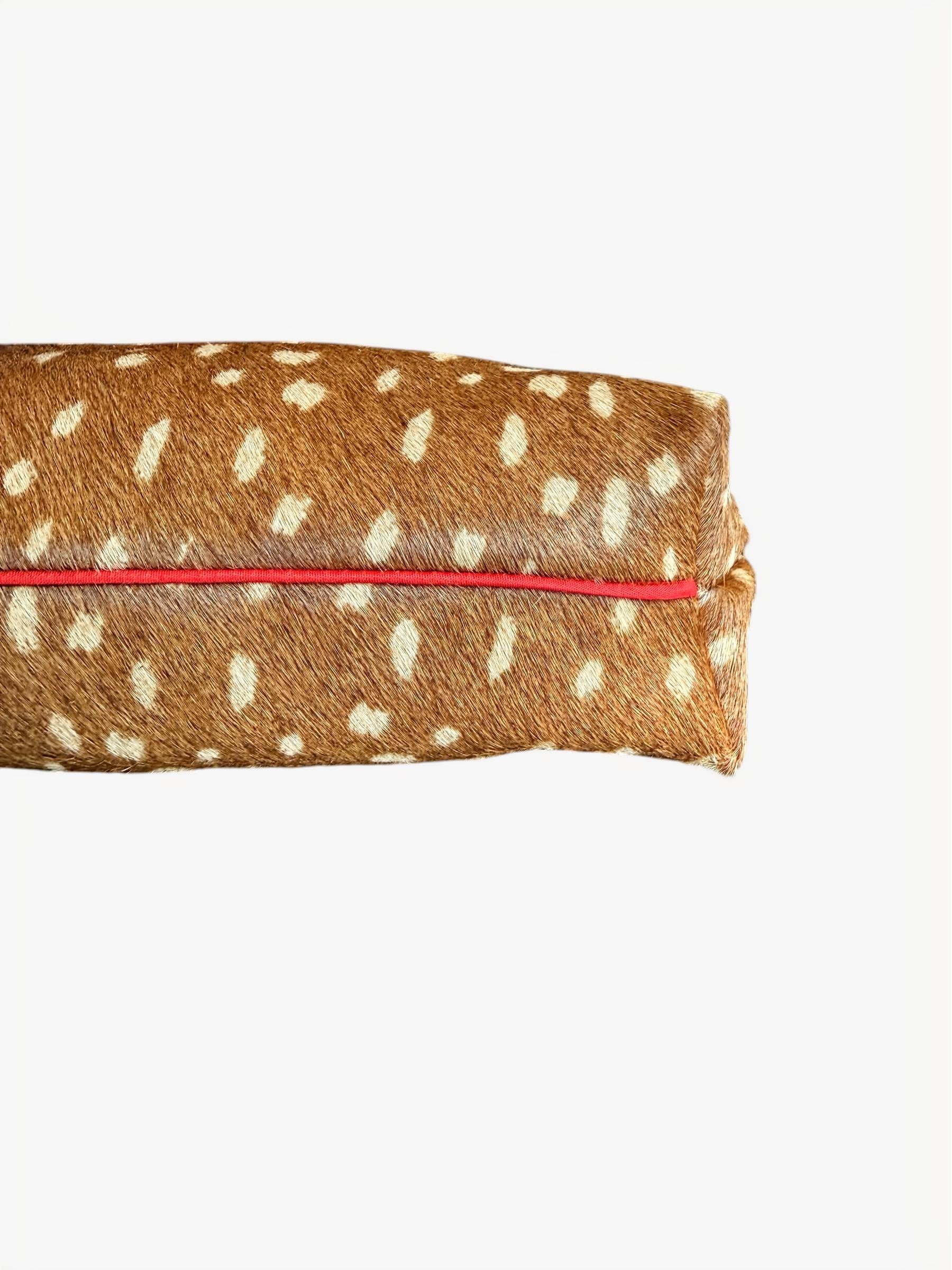 Blair Shoulder Bag, Fawn Print Hair-On-Hide